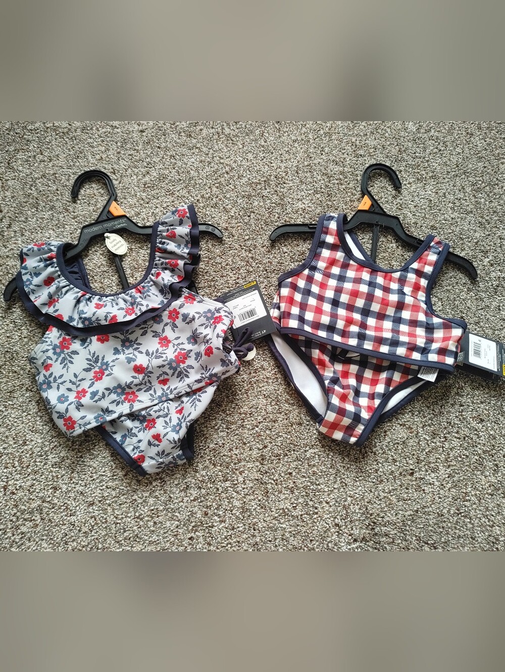 2 4T modern moments girls swimsuits nwt